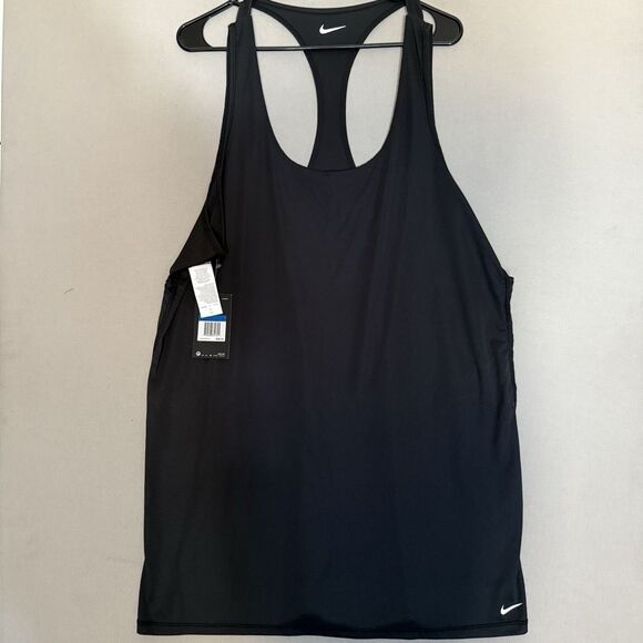 Nike Womens Sport Mesh Reversible Dress Cover Up Extra Large Black New 11532 - Picture 4 of 13